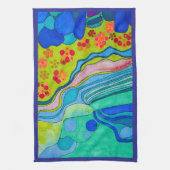 KEUKEN HANDDOEK "AMERIKA DE MOOIE" (Verticaal)