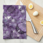 Keuken handdoek Amethist Crystal Allover Print (Quarter Fold)