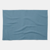 Keuken Handdoek-Blue Diamond Plaid Theedoek (Horizontaal)