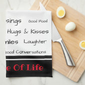 Keuken handdoek-De Spice of Life Theedoek (Quarter Fold)