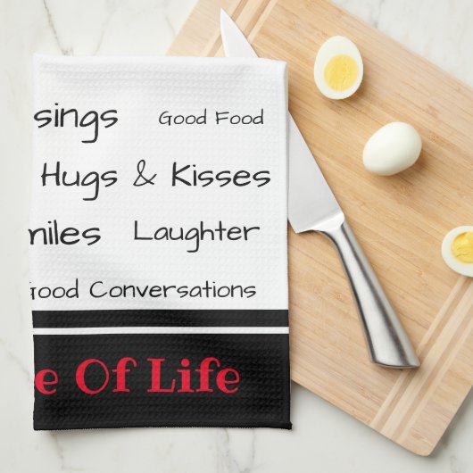 Keuken handdoek-De Spice of Life Theedoek (Quarter Fold)