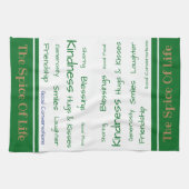 Keuken handdoek-De Spice of Life Theedoek (Horizontaal)
