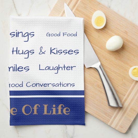 Keuken handdoek-De Spice of Life Theedoek (Quarter Fold)