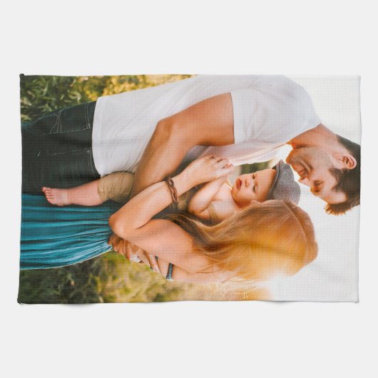 Keuken handdoek foto sjabloon (Horizontaal)