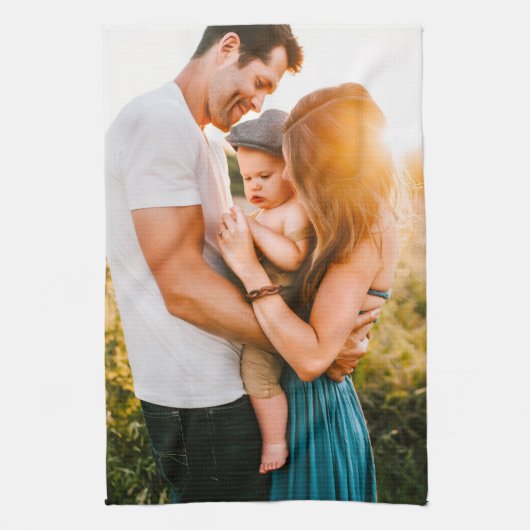 Keuken handdoek foto sjabloon (Verticaal)