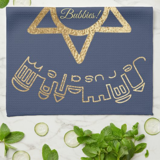 Keuken Handdoek "Goud Jeruzalem" (Gevouwen)