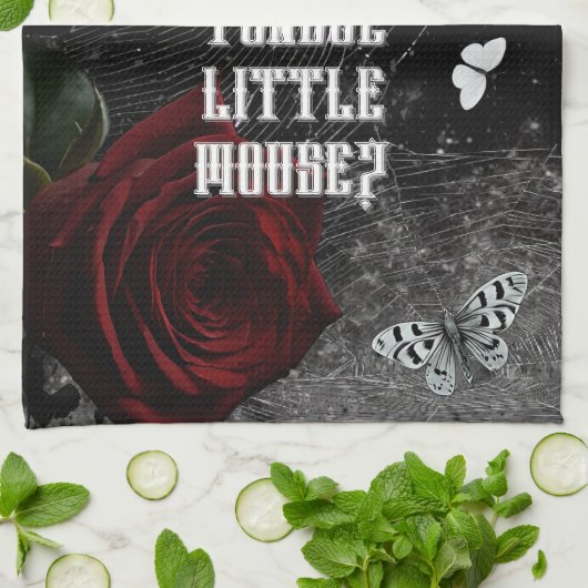 Keuken Handdoek Haunting Adeline Zade Meadows Zadd (Gevouwen)