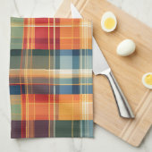 Keuken Handdoek Herfst Herfst Thanksgiving Plaid P (Quarter Fold)