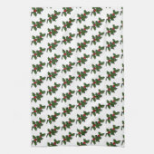 Keuken Handdoek - Holly Leaves and Berries (Verticaal)