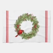 Keuken handdoek-kerst kardinaal theedoek (Horizontaal)