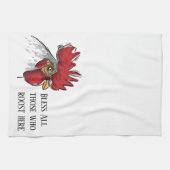 Keuken handdoek-kip zegene iedereen die theedoek (Horizontaal)