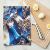 Keuken handdoek met Argentijnse kleuren Design (Quarter Fold)