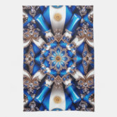 Keuken handdoek met Argentijnse kleuren Design (Verticaal)