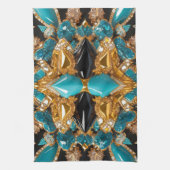 Keuken handdoek met Bahamas Kleuren Design (Verticaal)