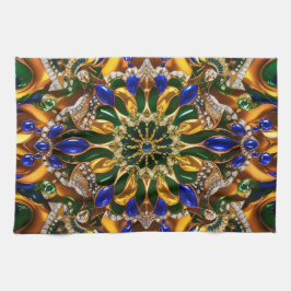 Keuken handdoek met Brazilië Kleuren Design