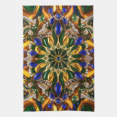 Keuken handdoek met Brazilië Kleuren Design (Verticaal)