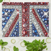 Keuken handdoek met British Colours Design (Gevouwen)