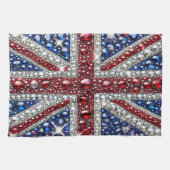 Keuken handdoek met British Colours Design (Horizontaal)