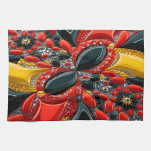 Keuken handdoek met Duitsland Kleuren Design