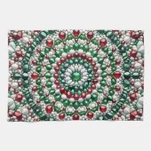 Keuken handdoek met Italiaanse kleuren Design (Horizontaal)