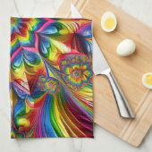 Keuken handdoek met LGBTQ kleuren Design (Quarter Fold)