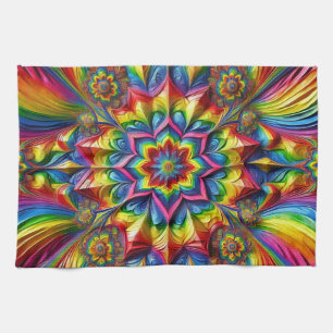 Keuken handdoek met LGBTQ kleuren Design