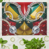 Keuken handdoek met Los Angeles Kleuren Design (Gevouwen)