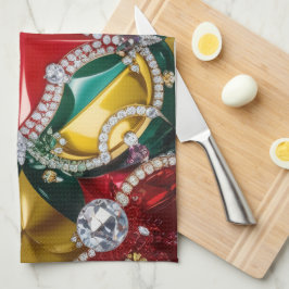 Keuken handdoek met Los Angeles Kleuren Design