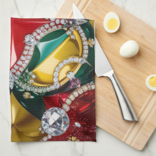 Keuken handdoek met Los Angeles Kleuren Design