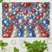 Keuken handdoek met Nederland Kleuren Design (Gevouwen)