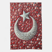 Keuken handdoek met Turkse kleuren Design (Verticaal)