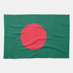Keuken handdoek met vlag van Bangladesh