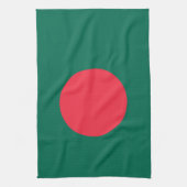 Keuken handdoek met vlag van Bangladesh (Verticaal)