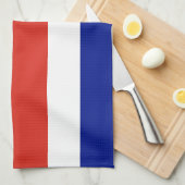 Keuken handdoek met vlag van Costa Rica (Quarter Fold)