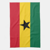 Keuken handdoek met Vlag van Ghana (Verticaal)