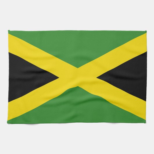 Keuken handdoek met vlag van Jamaica (Horizontaal)