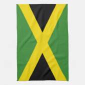 Keuken handdoek met vlag van Jamaica (Verticaal)