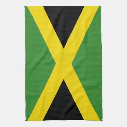 Keuken handdoek met vlag van Jamaica (Verticaal)