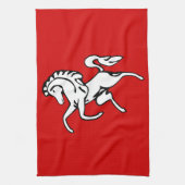 Keuken handdoek met vlag van Kent, Engeland (Verticaal)