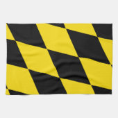 Keuken handdoek met vlag van München (Horizontaal)