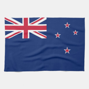 Keuken handdoek met vlag van Nieuw-Zeeland