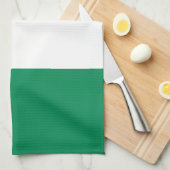 Keuken handdoek met vlag van Nigeria (Quarter Fold)