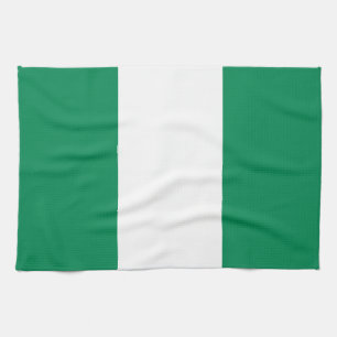 Keuken handdoek met vlag van Nigeria