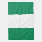 Keuken handdoek met vlag van Nigeria (Verticaal)