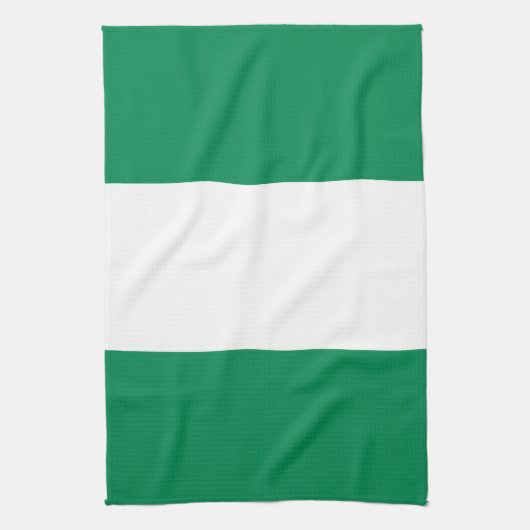 Keuken handdoek met vlag van Nigeria (Verticaal)
