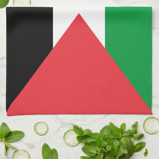 Keuken handdoek met Vlag van Palestina