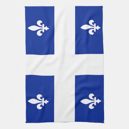 Keuken handdoek met Vlag van Quebec, Canada (Verticaal)
