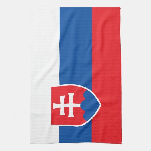 Keuken handdoek met vlag van Slowakije (Verticaal)