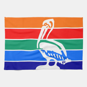 Keuken handdoek met Vlag van St. Petersburg, Flori