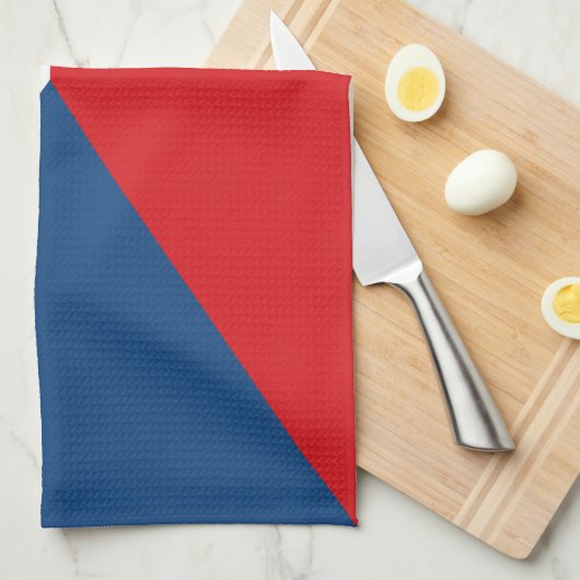 Keuken handdoek met Vlag van Tsjechië (Quarter Fold)